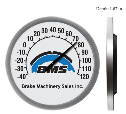 Model 1800T. This is an 18 inch thermometer with custom printed logo.