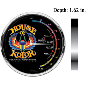 11.5 inch custom thermometer with logo imprint.